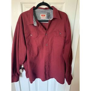 Wrangler red shirt men’s size 2xl